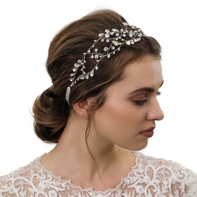 Jon Richard Jon Richard Grace Pearl And Cubic Zirconia Halo - Gift Pouch