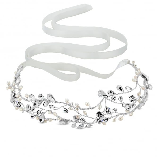 jon richard Jon Richard Grace Pearl And Cubic Zirconia Halo - Gift Pouch