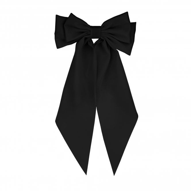 jon richard Jon Richard Black Satin Bow