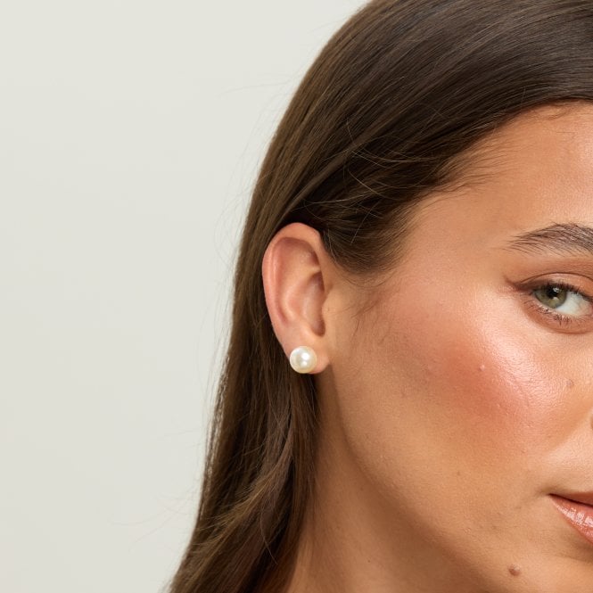 Jon Richard Jon Richard Cream Small Pearl Earrings