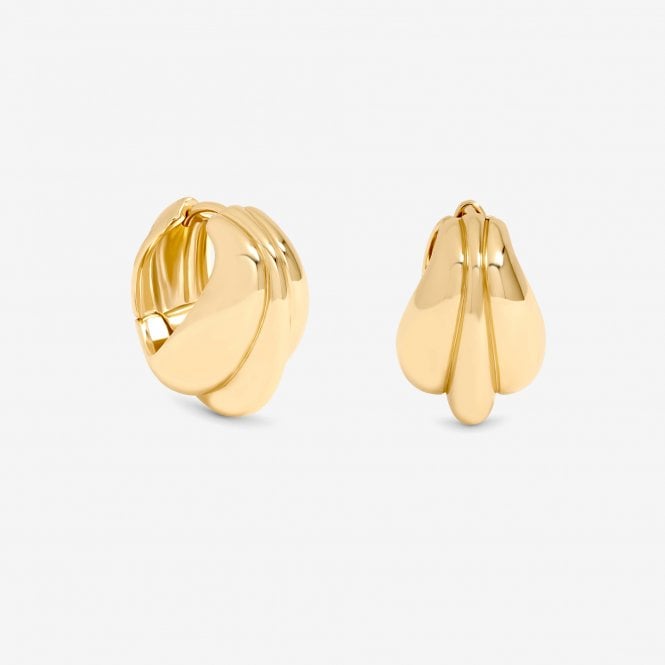 jon richard Jon Richard Gold Plated Domed Hoops