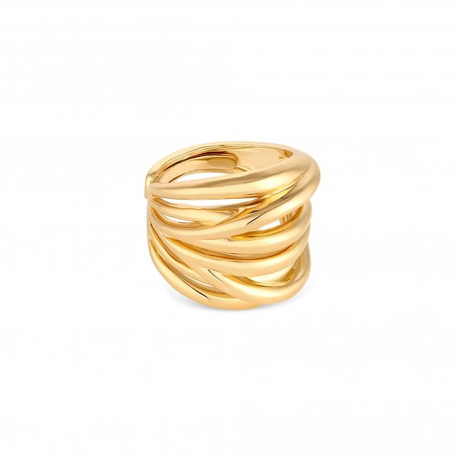 jon richard Jon Richard Gold Plated Polished Ring