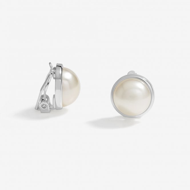 jon richard Jon Richard Pearl Dome Clip Earrings