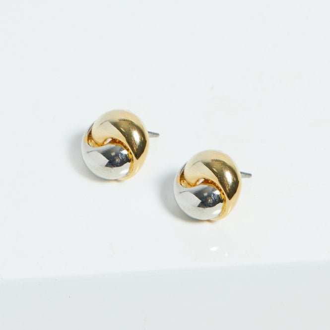 Jon Richard Jon Richard Two Tone Knot Studs