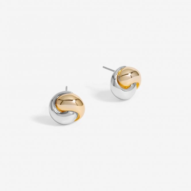 jon richard Jon Richard Two Tone Knot Studs