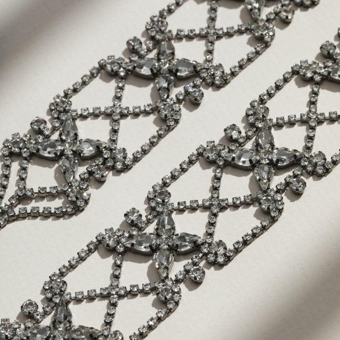 Jon Richard MOOD Hematite Crystal Lattice Choker