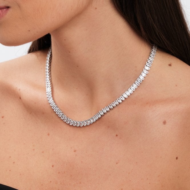 Jon Richard Jon Richard Rhodium Plated Cubic Zirconia Zirconia Allway