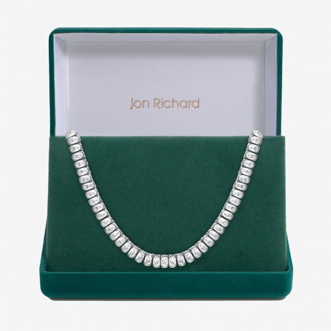 jon richard Jon Richard Rhodium Plated Cubic Zirconia Zirconia Allway