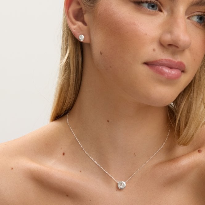 Jon Richard Jon Richard Silver Plated And Crystal Bezel Set - Gift Box