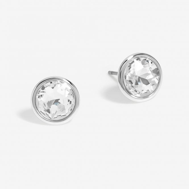 jon richard Jon Richard Silver Plated And Crystal Stud Earrings