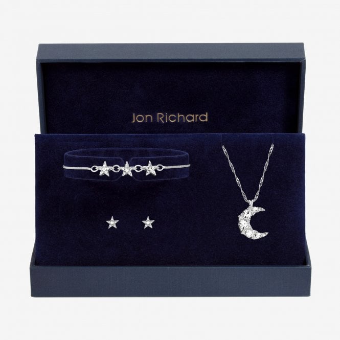 jon richard Jon Richard Silver Plated Celestial Trio Set - Gift Box