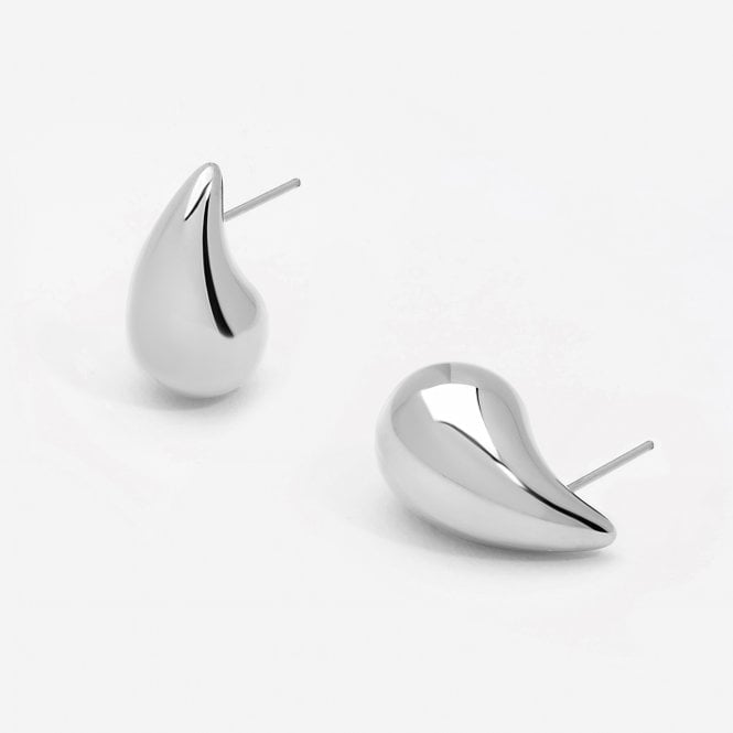 jon richard Jon Richard Silver Plated Dome Earrings