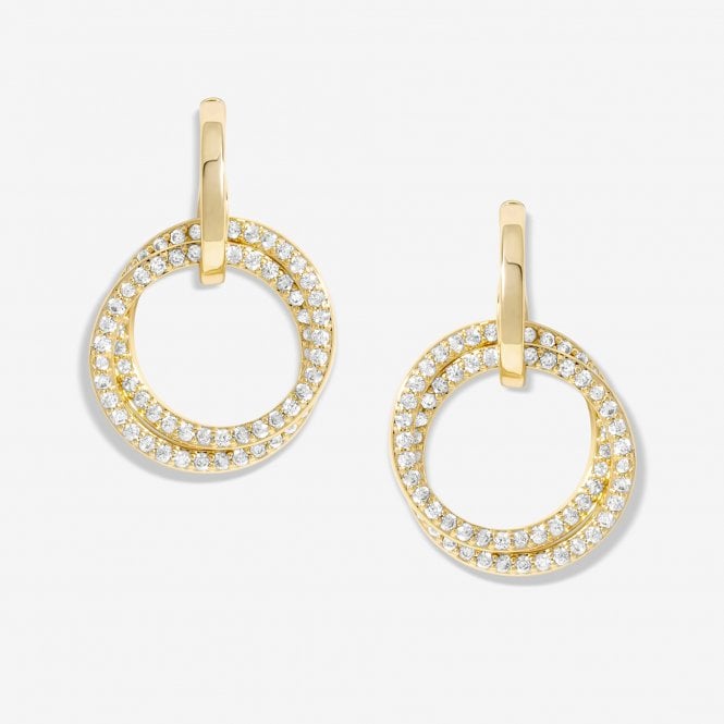jon richard Jon Richard Silver Plated Open Circle Earrings