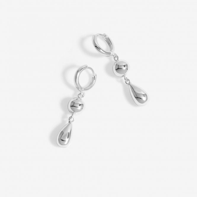 jon richard Jon Richard Silver Plated Orb And Teardrop Polished Earrings