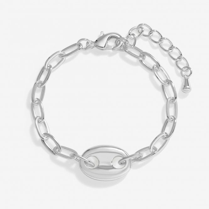 jon richard Jon Richard Silver Plated Polished Link Bracelet