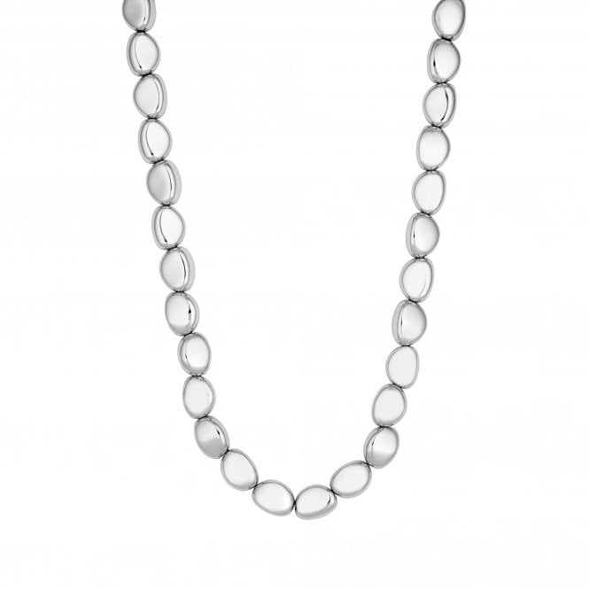 Jon Richard Jon Richard Silver Plated Polished Nugget Allway Necklace