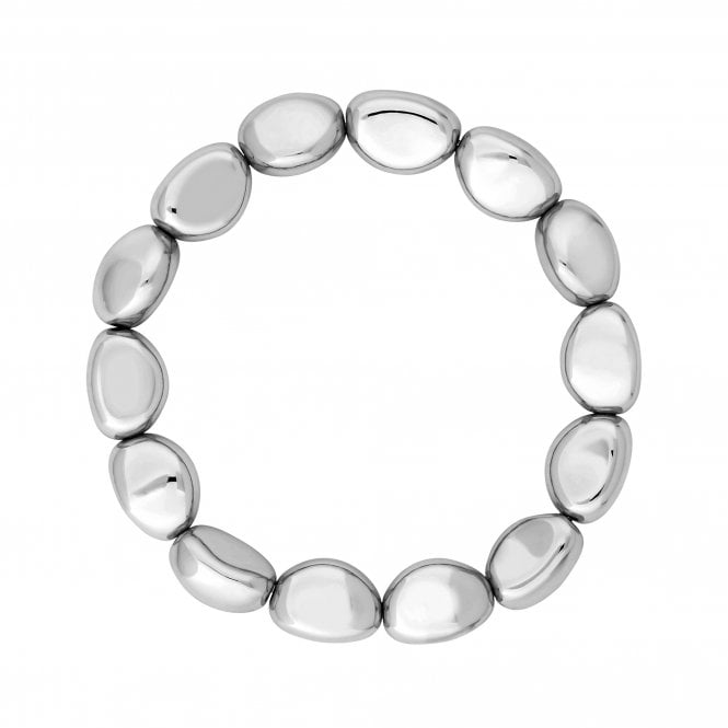 jon richard Jon Richard Silver Plated Polished Nugget Bracelet