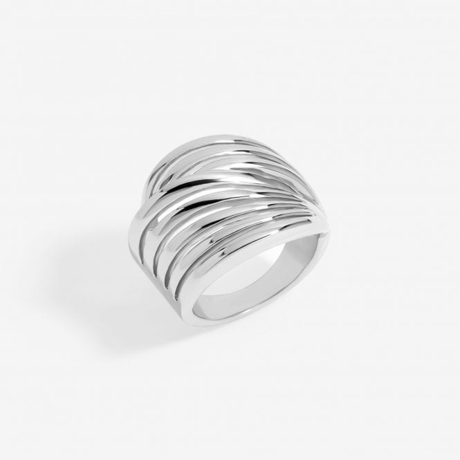 jon richard Jon Richard Silver Plated Polished Statement Ring