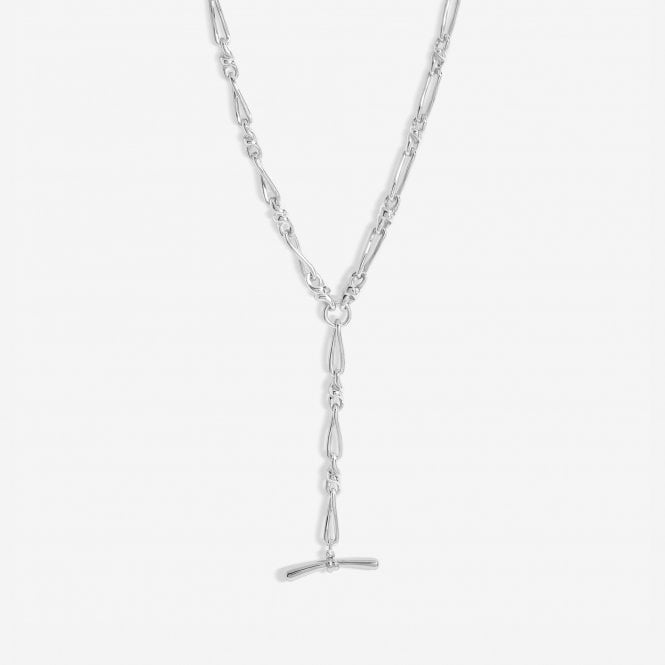 jon richard Jon Richard Silver Plated T Bar Necklace