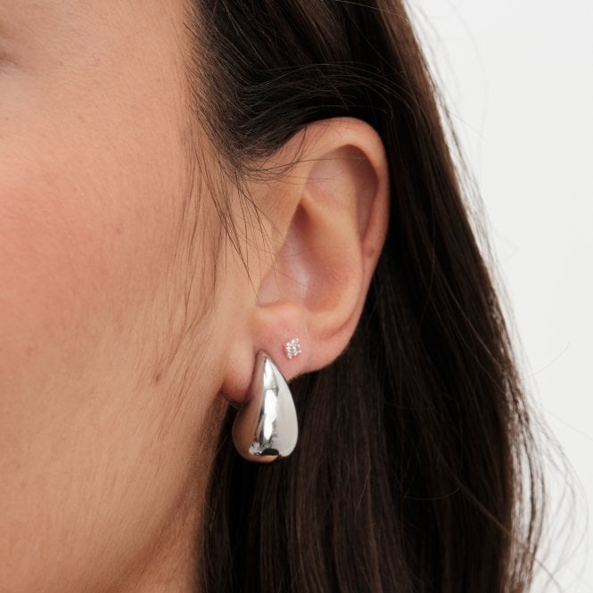Jon Richard Jon Richard Silver Plated Teardrop Earrings