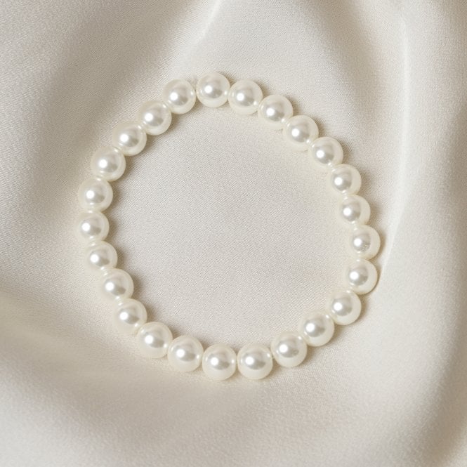 Jon Richard Jon Richard Single Row Pearl Stretch Bracelet