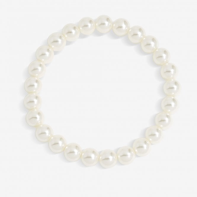 jon richard Jon Richard Single Row Pearl Stretch Bracelet