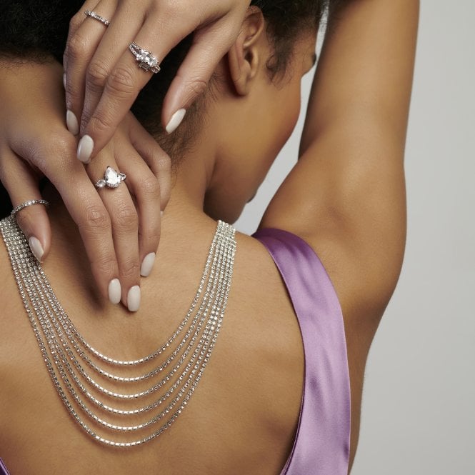 Jon Richard Jon Richard Tri Tone Stacking Ring - Pack Of 3