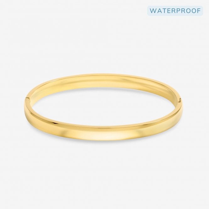 jon richard Jon Richard Waterproof Gold Plated Polished Bangle