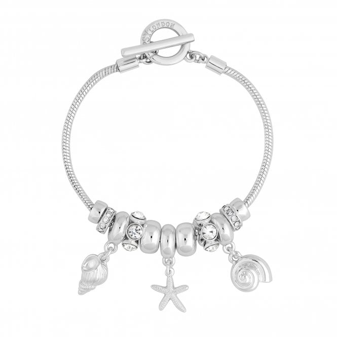 Jon Richard Lipsy Silver Coastal Charm Bracelet - Gift Boxed