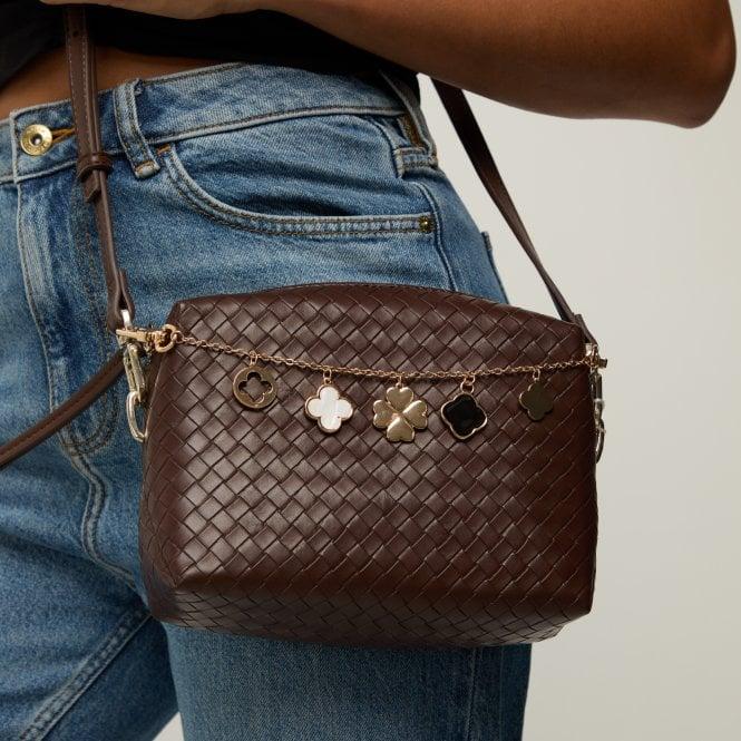 Jon Richard MOOD Gold Plated Clover Double Clip Bag Charm