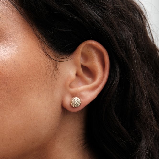 Jon Richard MOOD Two Tone Ball Stud Earrings - Pack Of 3