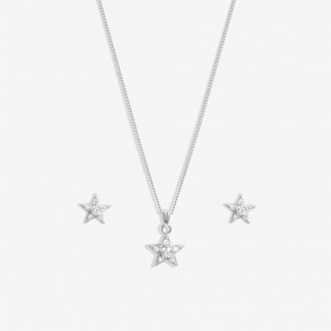 Jon Richard Simply Silver Sterling Silver 925 Celestial Set - Gift Boxed