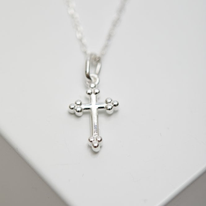Jon Richard Simply Silver Sterling Silver 925 Cross Pendant Necklace