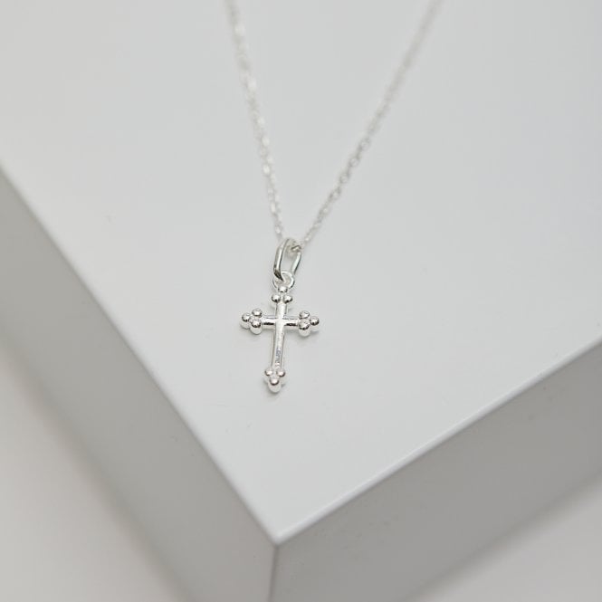 Jon Richard Simply Silver Sterling Silver 925 Cross Pendant Necklace