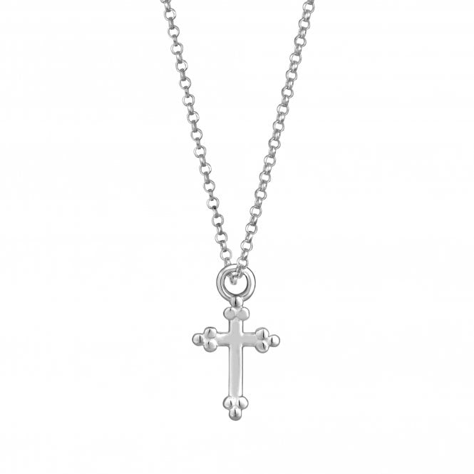 jon richard Simply Silver Sterling Silver 925 Cross Pendant Necklace