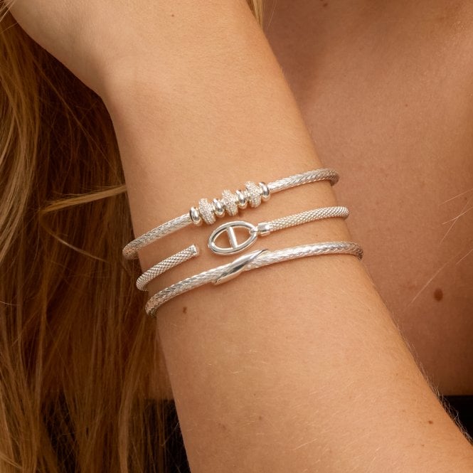 Jon Richard Simply Silver Sterling Silver 925 Micro Ball Cuff