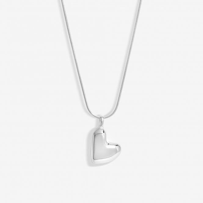 jon richard Simply Silver Sterling Silver 925 Molten Heart Pendant