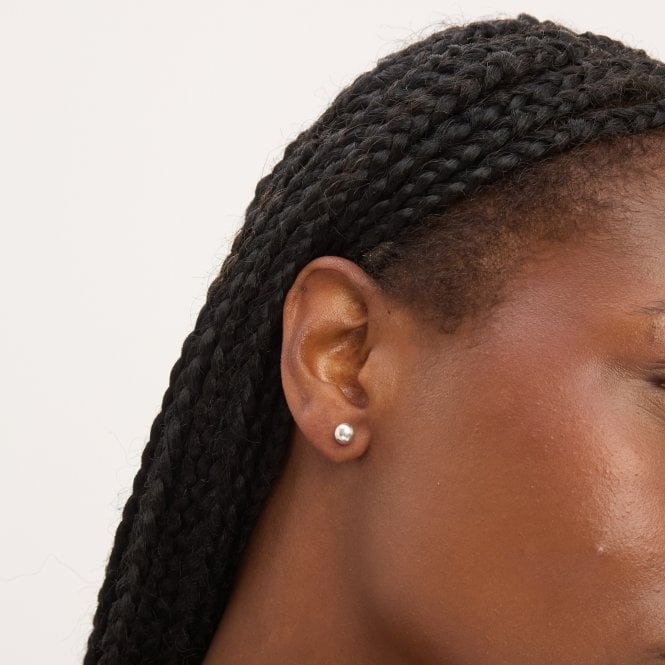 Jon Richard Simply Silver Sterling Silver 925 Polished Ball Stud Earrings