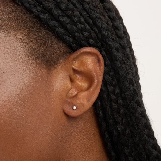 Jon Richard Simply Silver Sterling Silver 925 Polished Ball Stud Earrings