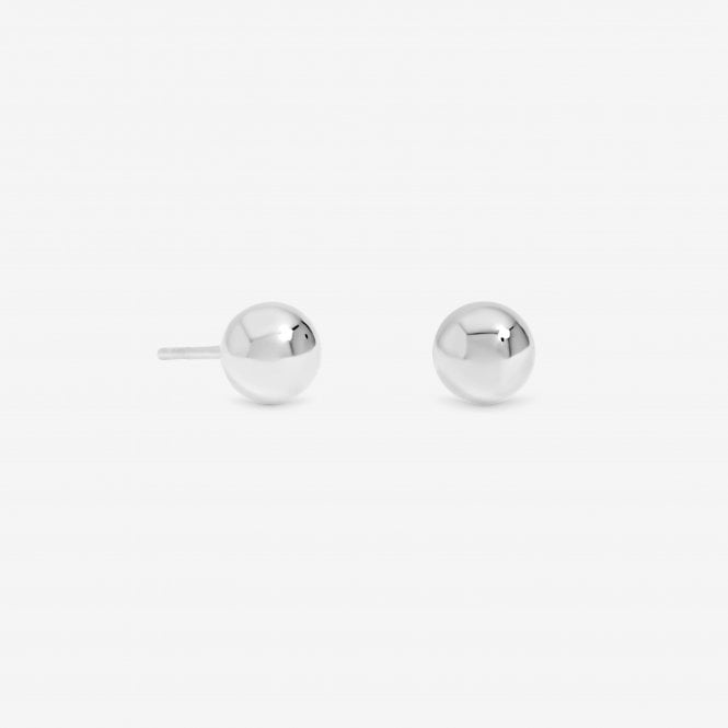 jon richard Simply Silver Sterling Silver 925 Polished Ball Stud Earrings