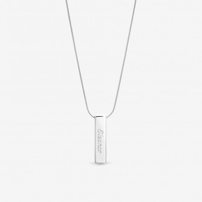 Jon Richard Simply Silver Sterling Silver 925 Polished Bar Pendant