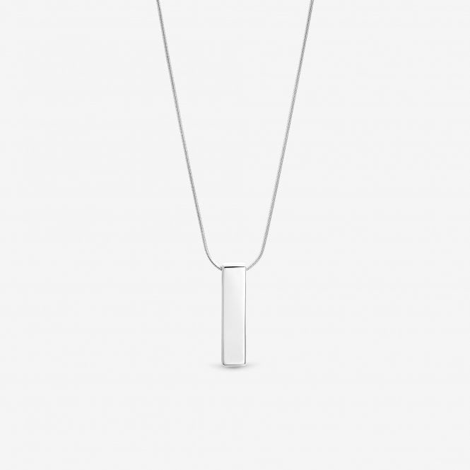 jon richard Simply Silver Sterling Silver 925 Polished Bar Pendant