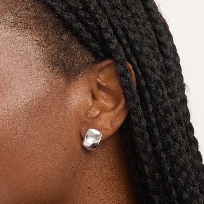 Jon Richard Simply Silver Sterling Silver 925 Polished Domed Stud Earrings