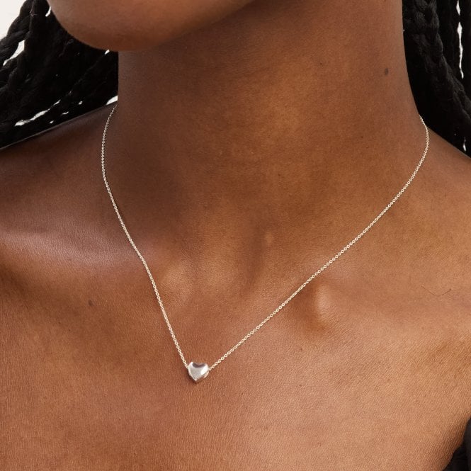 Jon Richard Simply Silver Sterling Silver 925 Polished Mini Heart Pendant