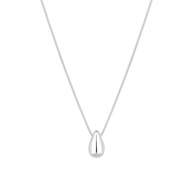 Jon Richard Simply Silver Sterling Silver 925 Polished Nugget Necklace