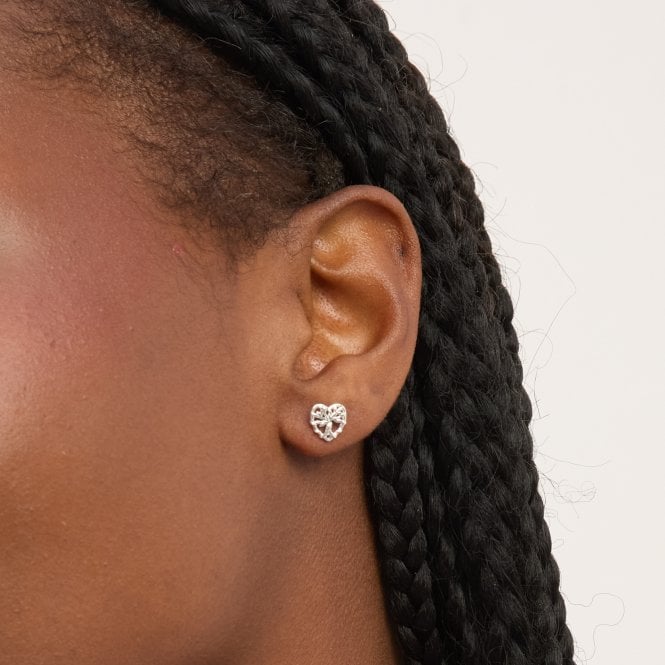 Jon Richard Simply Silver Sterling Silver 925 Polished Tree Of Love Set - Gift Boxed