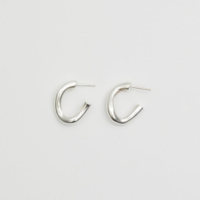 Jon Richard Simply Silver Sterling Silver 925 Twisted Hoop Earrings