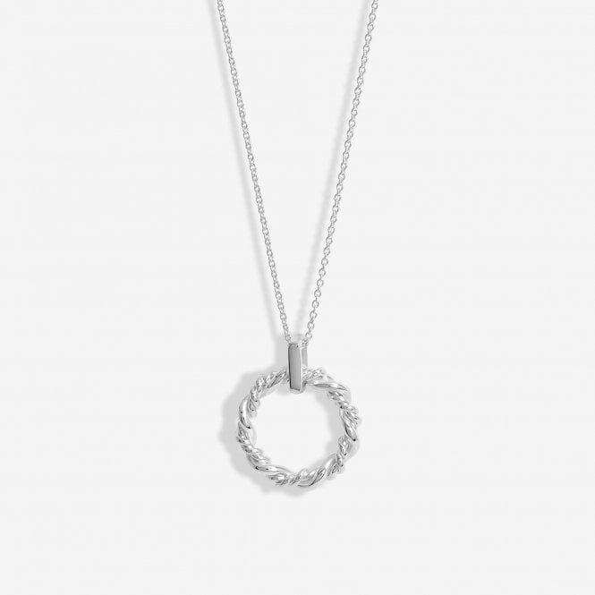 jon richard Simply Silver Sterling Silver 925 Twisted Open Wreath Pendant