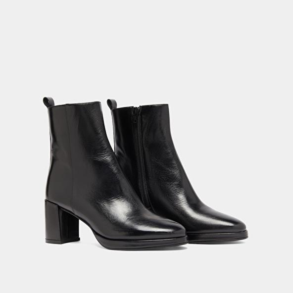 Jonak Ankle Boots With Heels In Black Leather DIBRINA