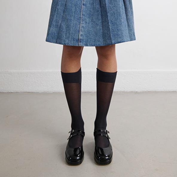 jonak Babies à talons et brides in black leather VICTORIA